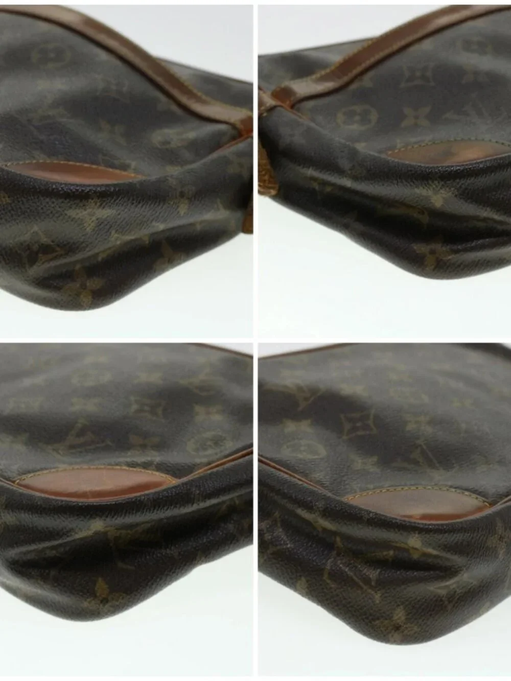 LOUIS VUITTON Monogram Compiegne 28 Clutch Bag M51845 LV Auth 44405
